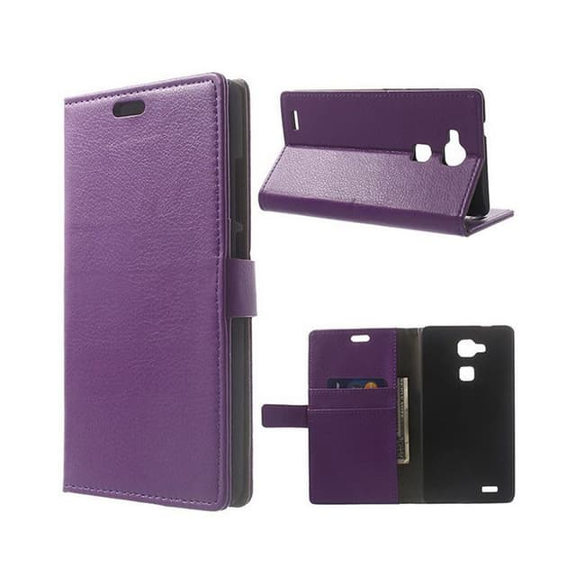Custodia KQ Per Huawei Ascend Mate 7 (MT7-L09) – Cover Flip In Pelle PU Con Guscio In Silicone – Protezione Totale A 360°