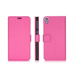 Lompakkokotelo 2-kortti HTC Desire 820  - pinkki