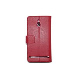 Lompakkokotelo 2-kortti Sony Xperia P (LT22i)  - punainen