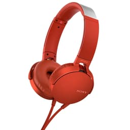Sony on-ear hodetelefoner MDR-XB550 (rød)
