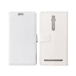 Lommebokdeksel 2-kort Asus Zenfone 2 (ZE551ML)  - Hvit