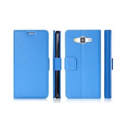 Lompakkokotelo 2-kortti Samsung Galaxy A7 2015 (SM-A700F)  - sininen