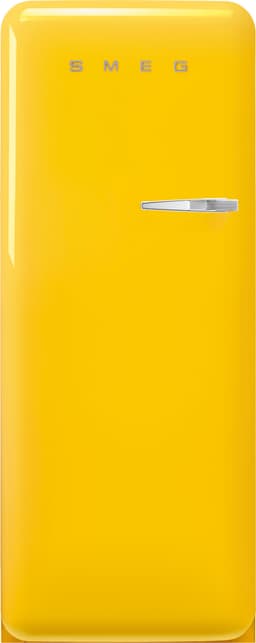 Smeg 50's style kjøleskap med fryser FAB28LYW5 (gul)
