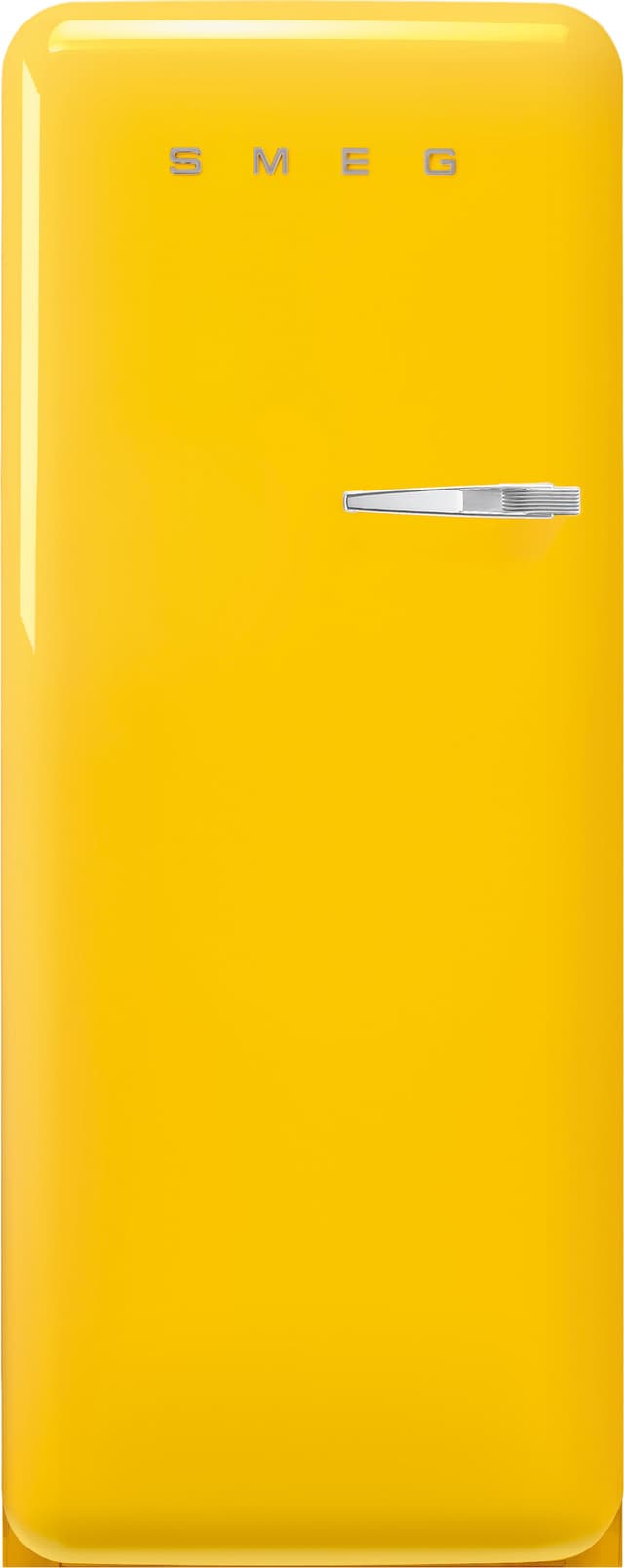 Smeg 50's style kjøleskap med fryser FAB28LYW5 (gul)