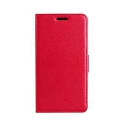 Lommebokdeksel 2-kort Huawei Ascend Y600  - RØD