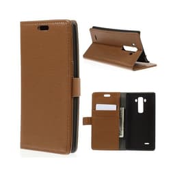 Lompakkokotelo 2-kortti LG G Flex 2 (H955)  - ruskea