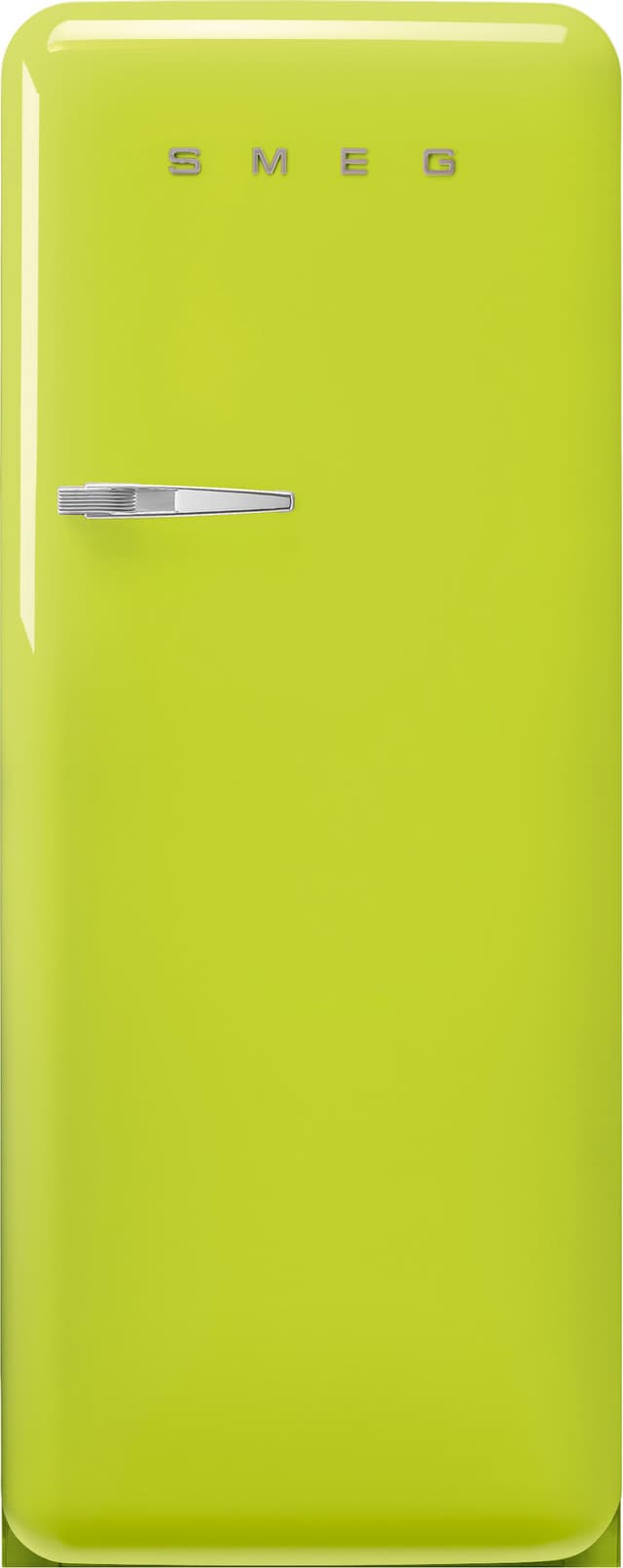 Smeg 50's style kjøleskap med fryser FAB28RLI5 (limegrønn)