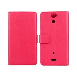 Mobilplånbok 2-kort Sony Xperia V (LT25i)  - Röd
