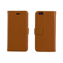 Lompakkokotelo 2-kortti Apple iPhone 6 Plus / 6S Plus  - ruskea