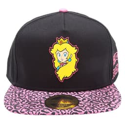 Nintendo Princess Peach keps (rosa, svart)