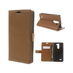 Mobilplånbok 2-kort LG L Bello (D331)  - Brun