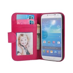 Mobilplånbok 3-kort Samsung Galaxy S4 (GT-i9500)  - Mörk Rosa