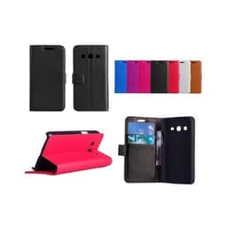 Lommebokdeksel 2-kort Samsung Galaxy Express 2 (SM-G3815)  - RØD