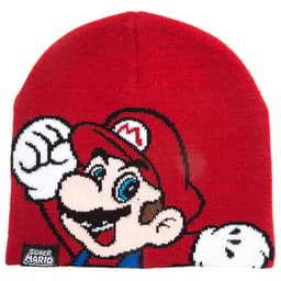 Nintendo Super Mario børne beanie hue (rød)