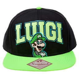 Nintendo Luigi snapback cap (sort/grøn)