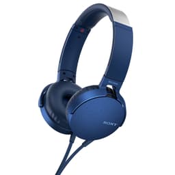 Sony hörlurar on-ear MDR-XB550 (blå)
