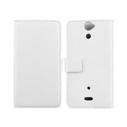 Lompakkokotelo 2-kortti Sony Xperia V (LT25i)  - valkoinen