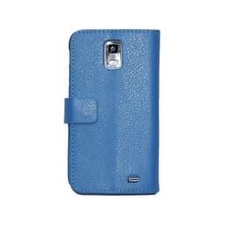 Lompakkokotelo 2-kortti Samsung Galaxy S2 LTE ( GT -i9210)  - sininen