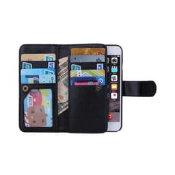 Dobbelt Wallet 2i1 Apple iPhone 6 / 6S Plus  - sort