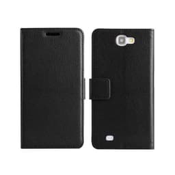 Lommebokdeksel 2-kort Samsung Galaxy Note 2 ( GT -N7100)  - Svart