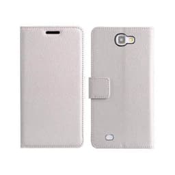 Wallet 2-kort til Samsung Galaxy Note 2 (GT-N7100)  - hvid