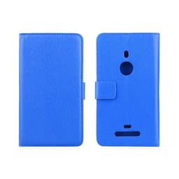 Lommebokdeksel 2-kort Nokia Lumia 925 (RM-893)  - Blå