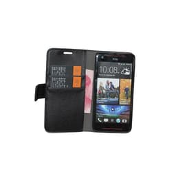 Lompakkokotelo 2-kortti HTC Butterfly S (901e)  - musta