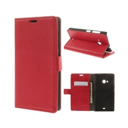 Lompakkokotelo 2-kortti Microsoft Lumia 535 (RM-1091)  - punainen