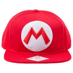 Nintendo Mario logo snapback cap (rød)