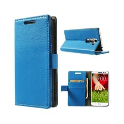 Wallet 2-kort til LG G2 (D802)  - blå