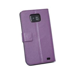 Lompakkokotelo 2-kortti Samsung Galaxy S2 ( GT -i9100)  - violetti