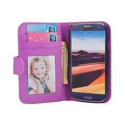 Wallet foto 3-kort Samsung Galaxy S3 (GT-i9300)  - lilla