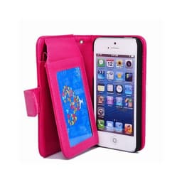 Multi Lommebok 7-kort Apple iPhone 5, 5S, 5SE  - Rosa