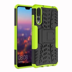 Støtsikkert deksel med stativ Huawei P20 Pro (CLT-L29)  - Grønn