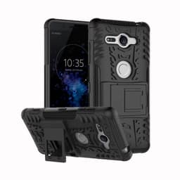 Stöttåligt skal med ställ Sony Xperia XZ2 Compact (H8324)  - Svart