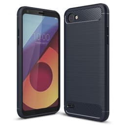 Harjattu TPU kuori LG Q6 (M700A)  - sininen