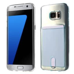 Silikondeksel med kort  Samsung Galaxy S7 Edge (SM-G935F)  - Blå