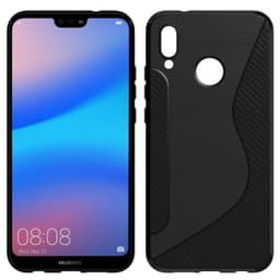 S Line Suojakuori Huawei P20 Lite (ANE-LX1)  - musta