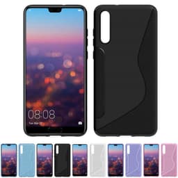 S Line silikondeksel Huawei P20 (EML-L29)  - Blå