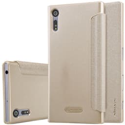 FlipCover Nillkin Sparkle Sony Xperia XZ / XZ (F8331)  - kulta