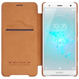 Nillkin Qin FlipCover Sony Xperia XZ2 (H8266)  - ruskea