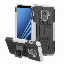 Iskunkestävä Suojakuori Samsung Galaxy A8 2018 (SM-A530F)  - valkoin