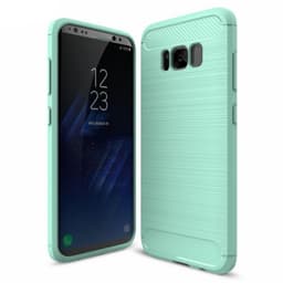 Harjattu TPU kuori Samsung Galaxy S8 Plus (SM-G955F)  - Mint