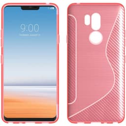 S Line silikondeksel LG G7 ThinQ (G710EM)  - RØD