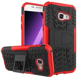 Iskunkestävä Suojakuori Samsung Galaxy A3 2017 (SM-A320F)  - punaine