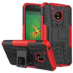Støtsikkert deksel med stativ Motorola Moto G5 (XT1670)  - RØD