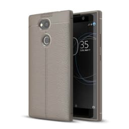 Nahkakuvioitu TPU kuori Sony Xperia L2 (H3311)  - harmaa