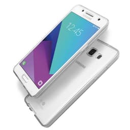 360° silikondeksel Samsung Galaxy J3 Emerge  - Gjennomsiktig