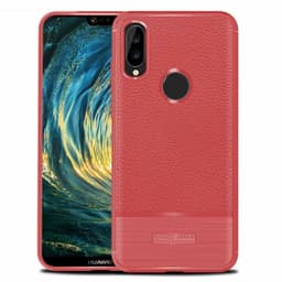 Rugged Armor TPU kuori Huawei P20 Lite (ANE-LX1)  - punainen