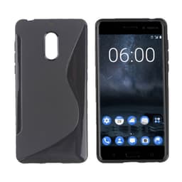 S Line Suojakuori Nokia 6 (TA-1021)  - musta